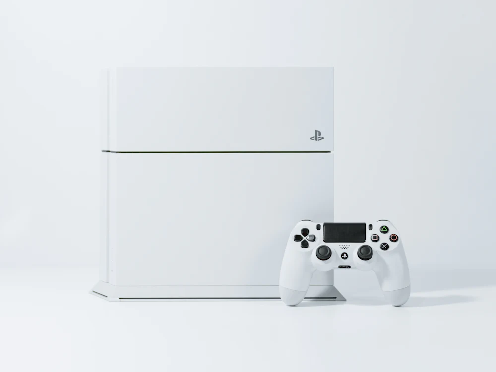 PS4 console with one controller