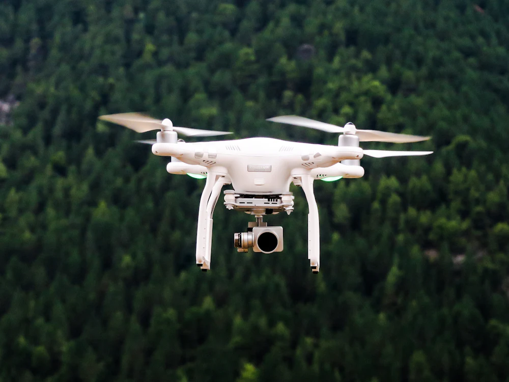 DJI Phantom drone with extra battery